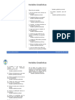 Tipo de Variable Estadística