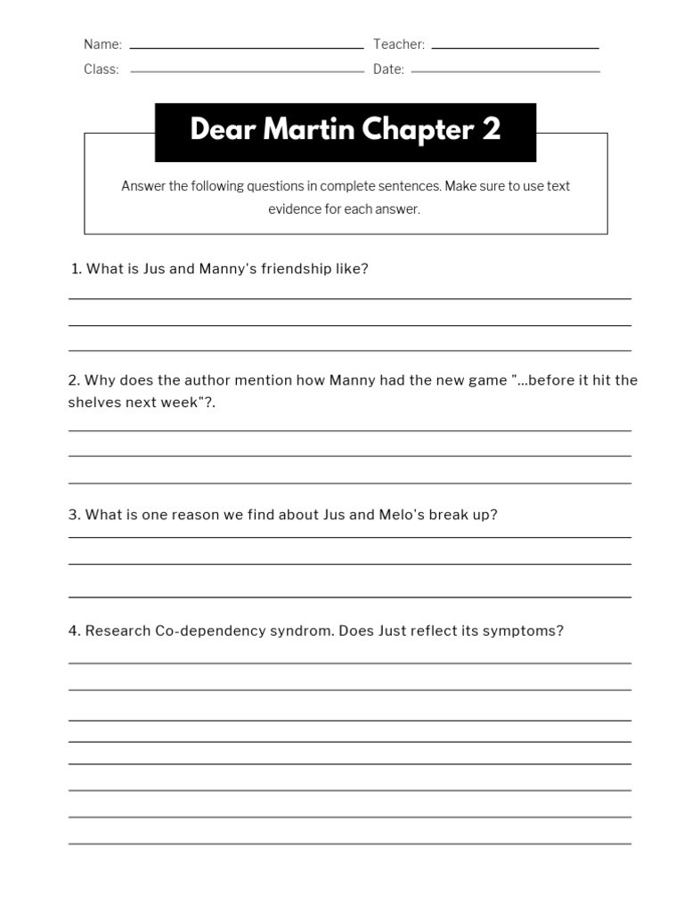 Dear Martin Chapter 2 PDF