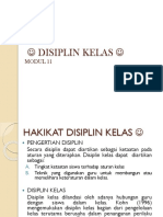 DISIPLIN - KELAS Modul 11