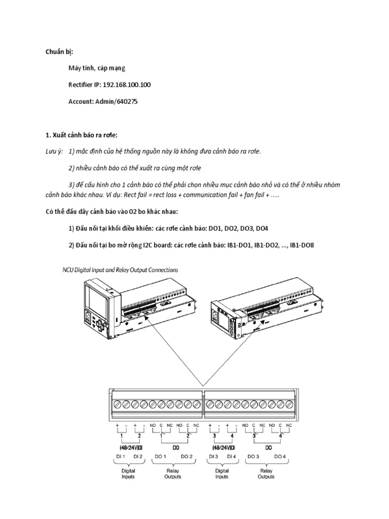 Quick Setting Alarms and Battery Ver1.2 Khai Bao Nguon PDF