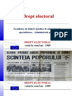 Drept Electoral - Democratie 1989-1991