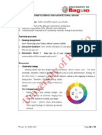 Topic 8 - Chromatic Energy and Architectural Design