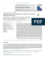 Henriques (2022) v-DeA and Eco-Efficiency