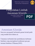 011 - Limbah Amonium Klorida - Decindra Fandi Adam