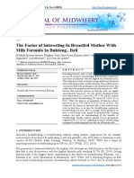The Factor of Interesting In Breastfed Mother With