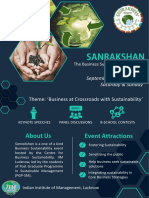Sanrakshan - Business Sustainability Conclave - IIM Lucknow - Brochure