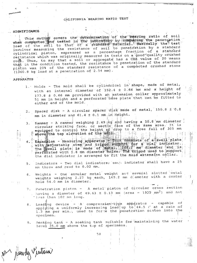 California Bearing Ratio PDF
