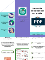 Triptico Prevención Lesiones Por Presión