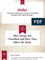 Drugs Classification and Effects on the Body