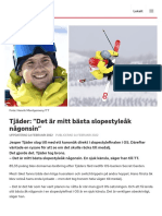 Tjäder: "Det Är Mitt Bästa Slopestyleåk Någonsin" - SVT Nyheter