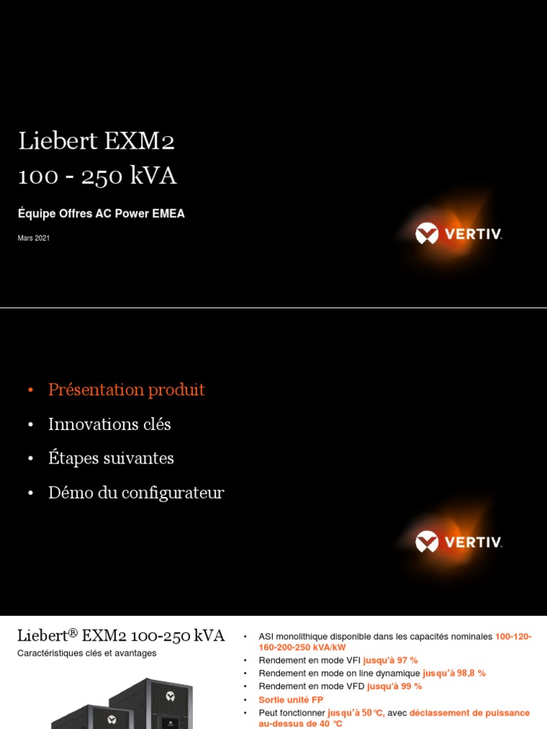 Liebert EXM2 EMEA Product Presentation French | PDF | Circuit imprimé ...