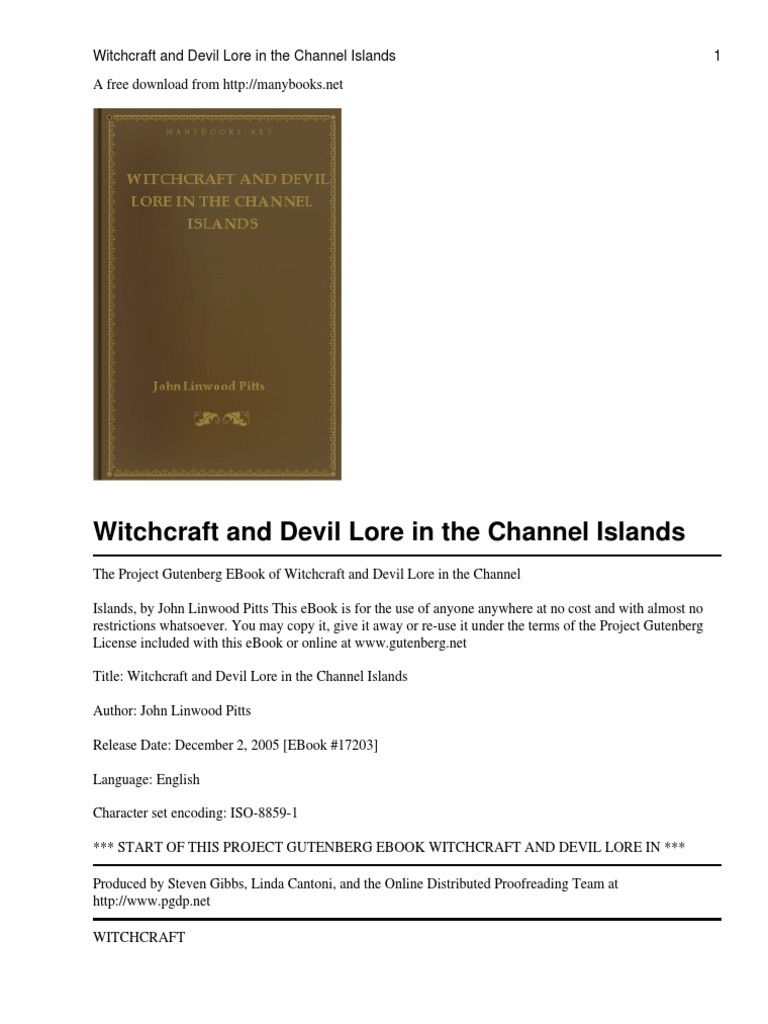 Witchcraft and Devil Lore | PDF | Witchcraft | Witch Hunt
