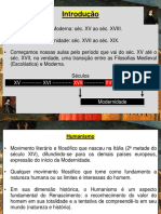 Aulão Sobre Modernidade 2os Anos