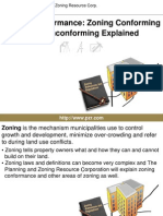Zoning Conformance: Zoning Conforming and Nonconforming Explained