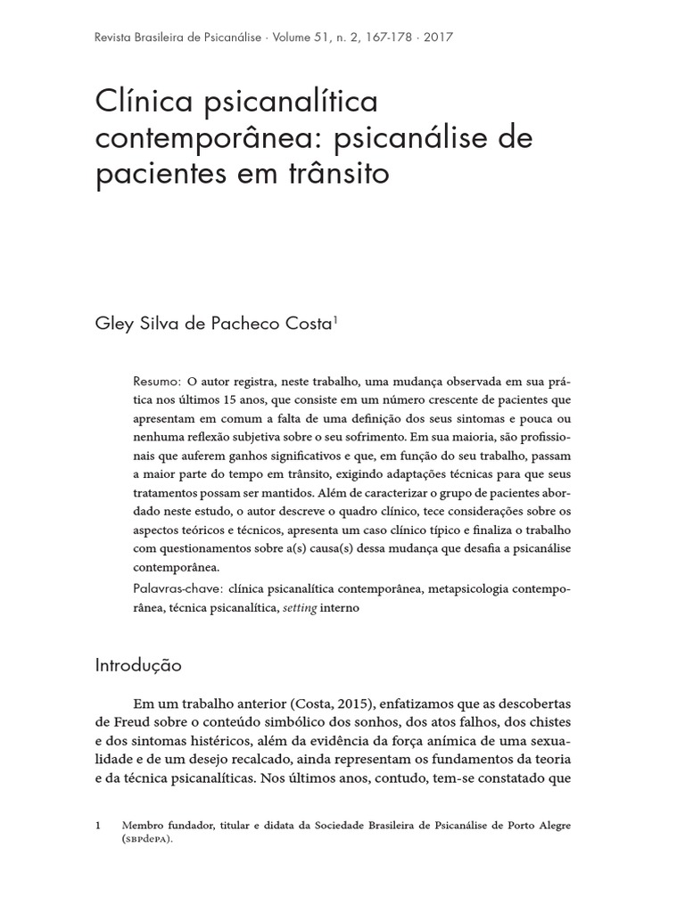 Artigo Psicanalise Metodo PDF