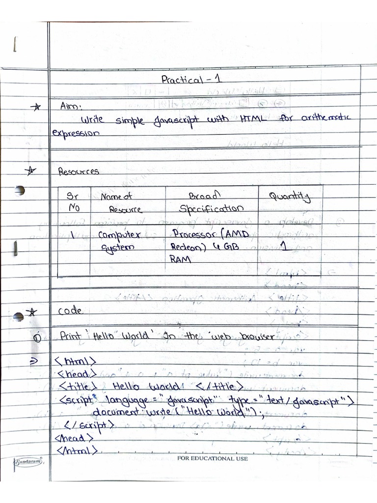 CSS Practical 1 | PDF