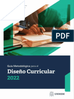 Guía Metodológica para El Diseño Curricular (Final)