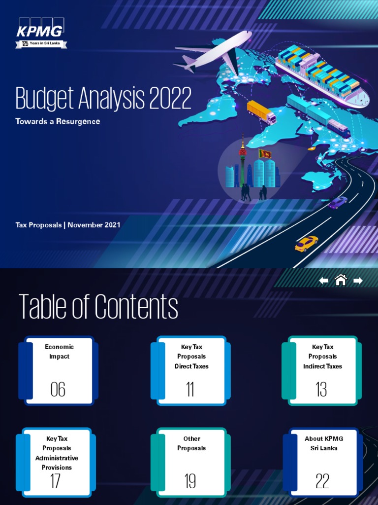 KPMG Budget Analysis 2022 | PDF | Taxes | Value Added Tax