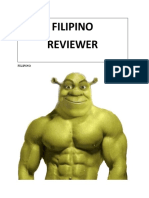 FILIPINO Reviewer Quarter 1
