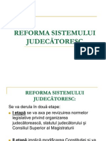 Reforma Organizarii Judecatoresti