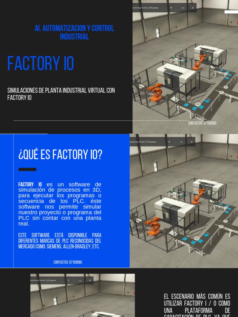 Factory Io Ai - Automatizacion | PDF | Automatización | Controlador ...