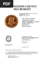 Livingston County Adopted Budget (2023)