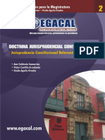 Doctrina jurisprudencial constitucional - Calderón, Castillo, Aguila