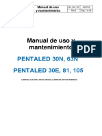 Manual de Uso y Tecnico Pentaled 30n