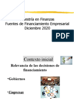 Fuentes de Financiamiento Dic 2020