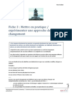 Fiche 3 - Mettre en Pratique Une Approche de Changement