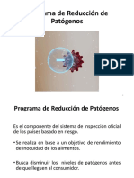 HACCP Programas de Reduccion de Patógenos 2022