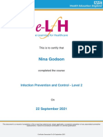 Infection Prevention and Control Level 2 Certificate