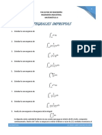 Ejercicios - Integrales Impropias