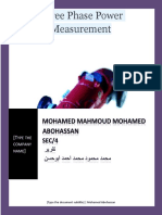 Three Phase Power Measurement