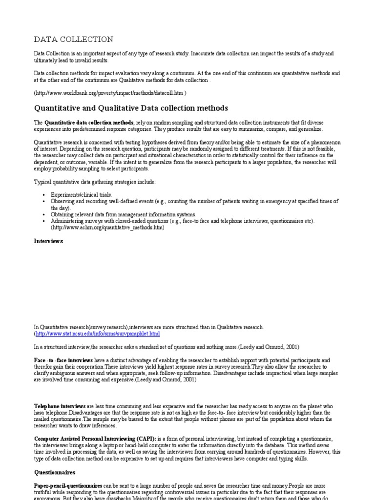 Data Collection | Survey Methodology | Quantitative Research | Free 30 ...