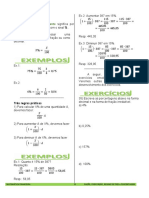 Porcentagem: exercícios resolvidos de aumento, redução, lucro e desconto