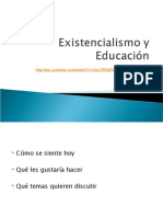 Existencialismo y Educacion