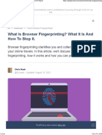 PESQUISA Browser Fingerprinting