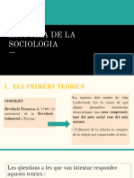 Tema 1 - HISTÒRIA DE LA SOCIOLOGIA