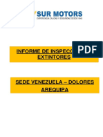 Informe Extintores Agosto