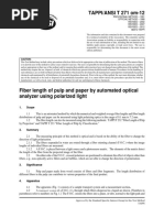 TAPPI Test Methods Overview | PDF | Paper | Paperboard