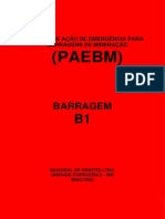 Plano de Ação Emergência Barragem Mineração