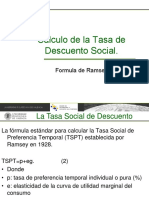 Cálculo de La Tasa de Descuento Social