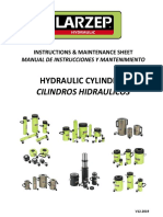Cilindros hidráulicos manual de instrucciones