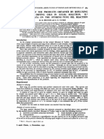 The Nature of The Products Obtained by Refluxing