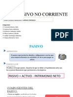 Pasivo No Corriente