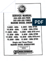 WESTERBEKE Manual Service 35e 44c 8-15 Btdc 45100 Rev 2 