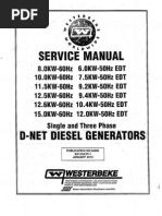 WESTERBEKE Manual Service 8-15 Edt 54600 Rev 1