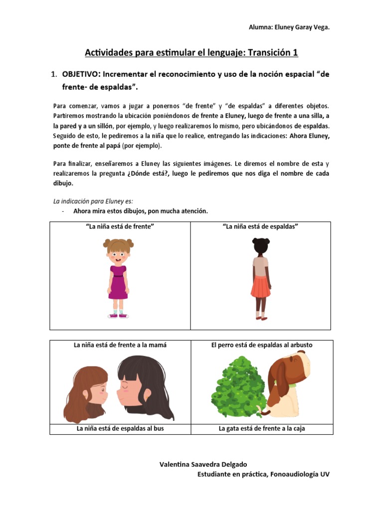 Eluney, Actividades para Estimular El Lenguaje | PDF
