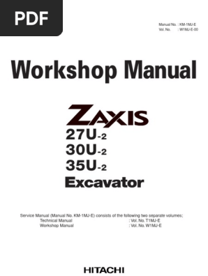 Zx30u-2 W1MJ-E-00 | PDF | Welding | Construction